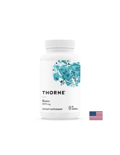 Биотин ( Витамин Б7 ) 8000 мкг х 60 капсули Thorne | Biotin