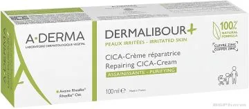 А-дерма ДЕРМАЛИБУР ЦИКА Възстановяващ крем х 100 мл | Dermalibour Cica A-Derma