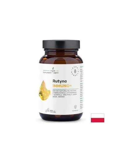 Рутин + Ацерола + Шипка + Арония х 60 капсули Aura Herbals | Rutin, Acerola, Rose hip & Aronia