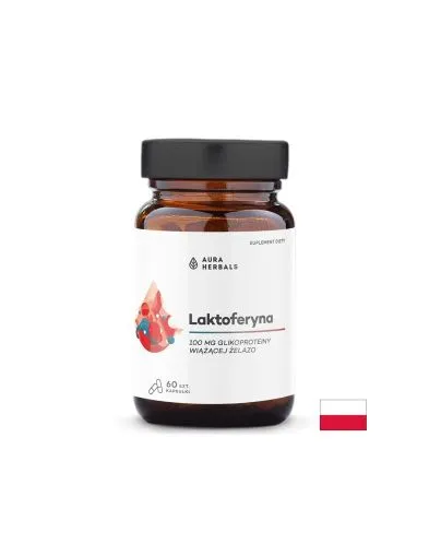 Лактоферин 100 мг х 60 капсули Aura Herbals | Lactoferrin