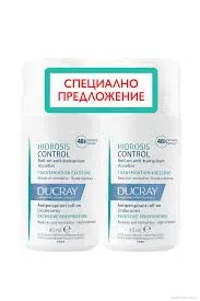 DUCRAY Hidrosis Control рол-он против изпотяване ПРОМО ПАКЕТ 2 х 40 мл