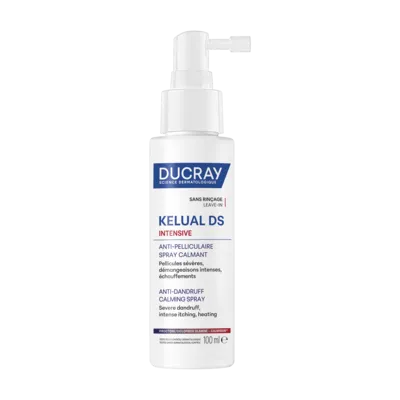 Ducray Kelual DS Intensive успокояващ спрей против пърхот и сърбеж х 100 мл