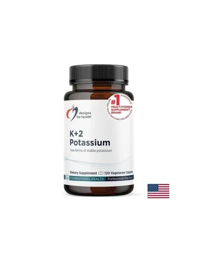 Калий ( бикарбонат и глицинат ) 300 мг х 120 капсули Designs For Health | Potassiums