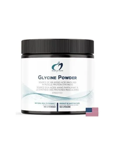 Глицин 3000 мг на прах 180 гр Designs For Health | Glycine