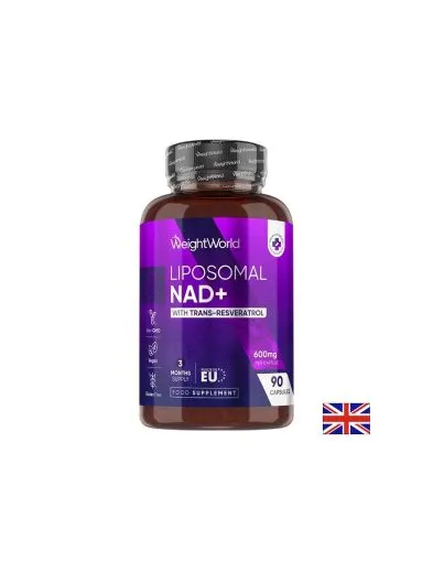 Липозомен НАД+ 250 мг + транс-ресвератрол 100 мг х 90 капсули Weight World | NAD+ & Trans-resveratrol