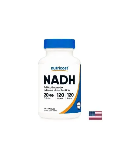 NADH ( β-никотинамид аденин динуклеотид ) 20 мг х 120 капсули Nutricost