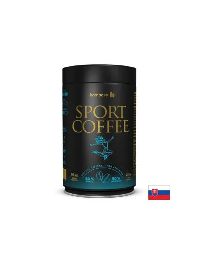 Sport Coffee Разтворима напитка за енергия, електролитен баланс и тонус х 225 гр KOMPAVA