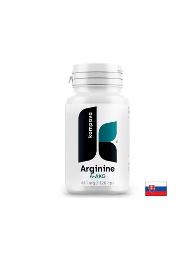 Аргинин AAKG ( Аргинин алфакетоглутарат ) 450 мг х 120 капсули KOMPAVA