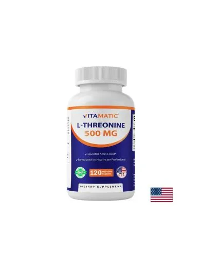 Л-треонин 500 мг х 120 капсули VITAMATIC | L-Threonine