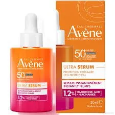 Авен СЪН Слънцезащитен изпълващ и стягащ серум за лице SPF50 + 30 мл | Avene Sun Ultra Serum