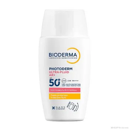 Биодерма ФОТОДЕРМ Ultra AR+ слънцезащитен флуид за алергична и чувствителна кожа SPF50+ 40 мл | Photoderm Bioderma