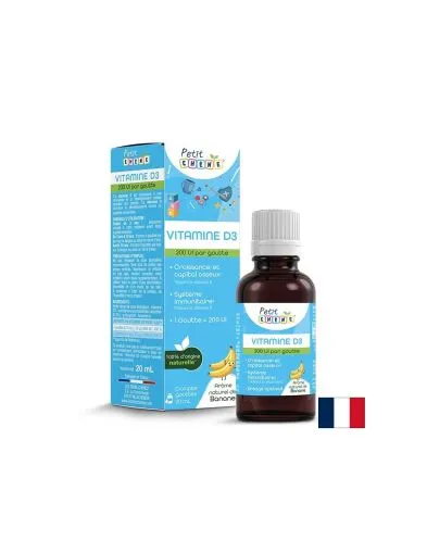 Витамин Д3 5 мкг / 200 IU на капки за деца х 20 мл Les Trois Chenes | Vitamin D3