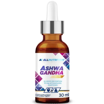 Ашваганда течен екстракт на капки х 30 мл AllNutrition | Ashwagandha Drops