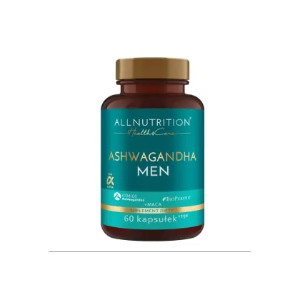 Ашваганда за мъже 300 мг + биоперин и мака х 60 капсули AllNutrition | Ashwagandha Men
