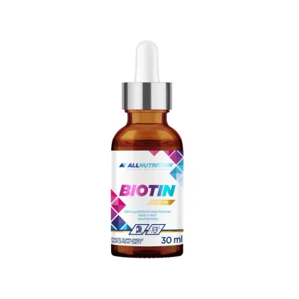Биотин на капки 2500 мкг х 30 мл AllNutrition | Biotin Drops