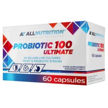 Пробиотик 100 Ултимейт 60 млрд CFU х 60 капсули Allnutrition | Probiotic 100 Ultimate