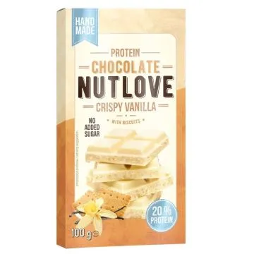 Протеинов шоколад с ванилия и бисквити х 100 гр Allnutrition | Protein Chocolate