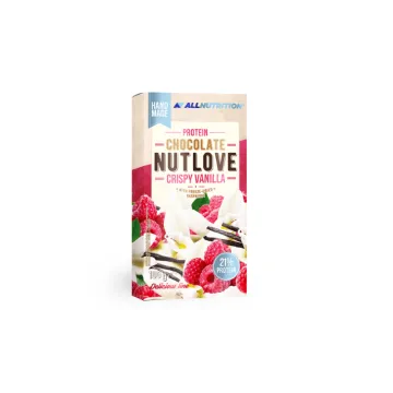 Протеинов шоколад с ванилия и малина х 100 гр Allnutrition | Protein Chocolate