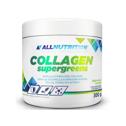 Колаген + зелени храни, куркума и ашваганда х 300 гр Allnutrition | Collagen Supergreens