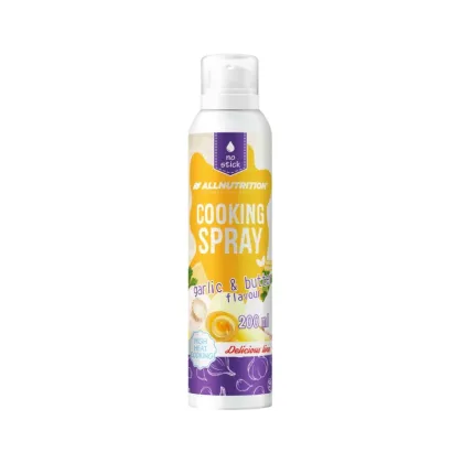 Спрей за готвене с вкус на чесън и масло х 200 мл Allnutrition | Cooking Spray Garlic & Butter
