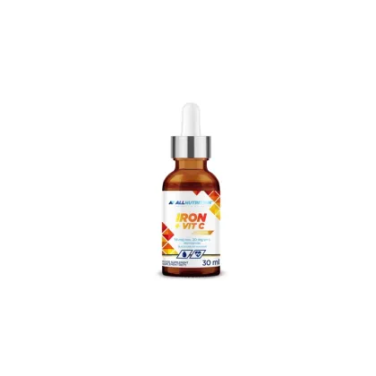 Желязо 14 мг + Витамин Ц на капки х 30 мл Allnutrition | Iron + Vitamin C Drops
