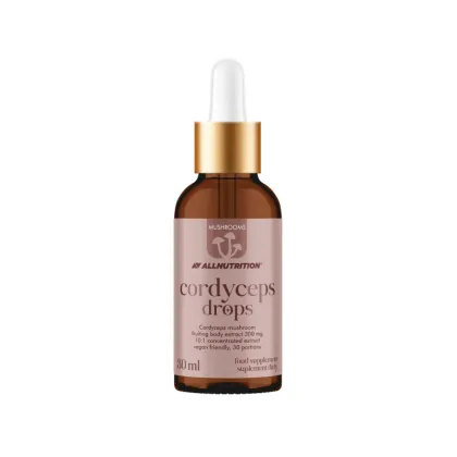 Кодицепс течен екстракт на капки х 30 мл Allnutrition | Mushrooms Cordyceps Drops