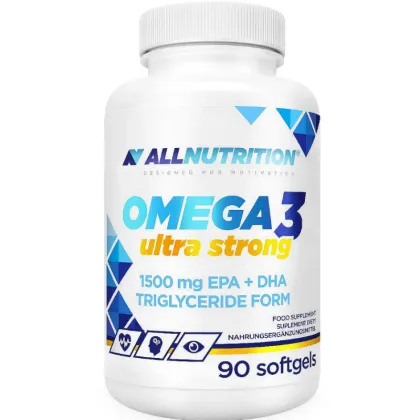 Омега 3 Ултра Силна EPA/DHA 500мг/250мг х 90 капсули Allnutrition | Omega-3 Ultra Strong