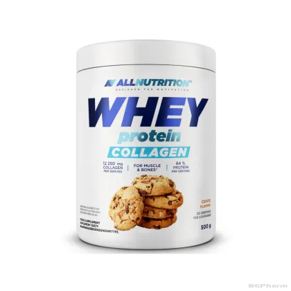 Колагенов протеин + суроватъчен концентрат х 500 гр Allnutrition | Whey Protein Collagen