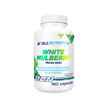 Бяла черница екстракт от листа х 180 капсули Allnutrition | White Mulberry