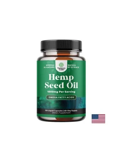 Конопено масло 500 мг х 120 капсули Nature's Craft | Hemp Seed Oil
