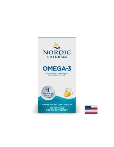 Омега 3 EPA + DHA 345 мг х 120 капсули Nordic Naturals | Omega 3