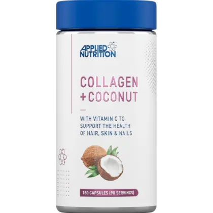 Морски колаген + кокосово масло х 180 капсули Applied Nutrition | Collagen + Coconut
