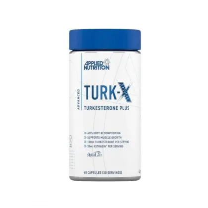 Туркестерон + астрагалус + женжен х 60 капсули Applied Nutrition | Turk-X - Turkesterone Plus