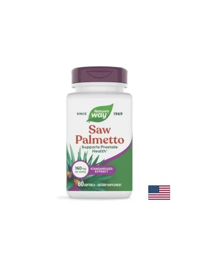 Сао палмето плод 160 мг х 60 капсули Nature's Way | Saw Palmetto