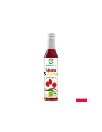 Био сироп от малини и агаве х 250 мл BIOFOOD | Raspberry & Agave organic syrup