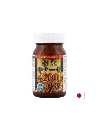 Натокиназа 2100 FU + Омега 3 DHA + EPA х 120 капсули MARUMAN | Nattokinase & Omega 3