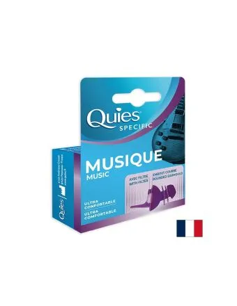 Шумоизолиращи силиконови тапи за уши за възрастни 18 dB х 1 чифт QUIES