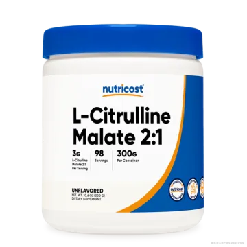 Л-Цитрулин на прах 300 гр за енергия и издържливост Nutricost | L-Citrulline