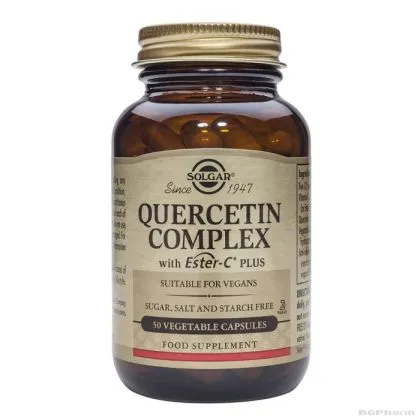 КВEРЦЕТИН КОМПЛЕКС/QUERCETIN COMPLEX СОЛГАР х 50 капс