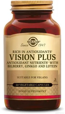 ВИЖЪН ПЛЮС (ВИЖЪН ГАРД ПЛЮС) 60 растителни капсули СОЛГАР | VISION GUARD PLUS SOLGAR