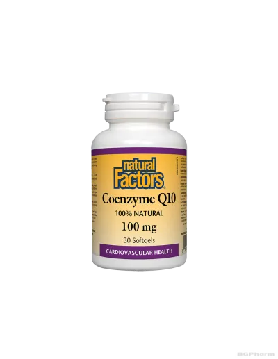 Коензим Q10 100мг х 30 капсули Natural Factors | Coenzyme Q10