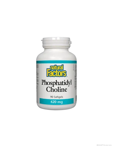 Фосфатидил Холин 420мг х 90 капсули Natural Factors | Phosphatidyl Choline