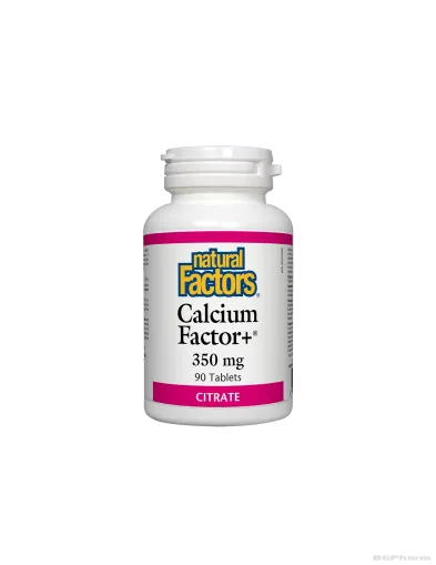 Калций фактор+ ( калциев цитрат) 350мг х 90 таблетки Natural Factors
