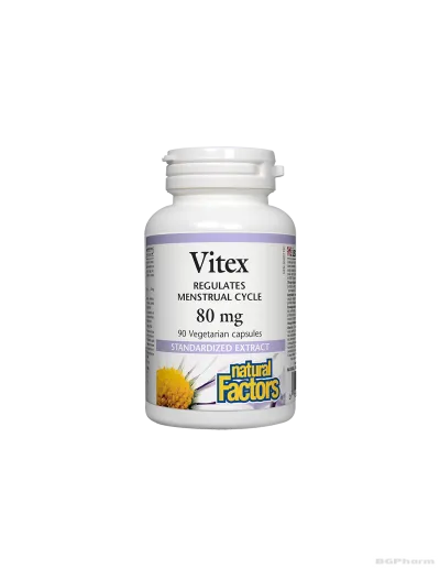 Витекс 80мг х 90 капсули Natural Factors | Vitex extract