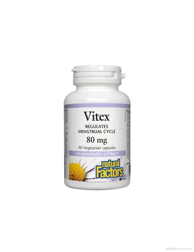Витекс 80мг х 90 капсули Natural Factors | Vitex extract
