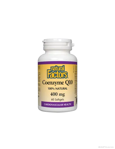 Коензим Q10 400 mg х 60 капсули Natural Factors | Coenzyme Q10