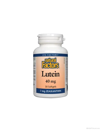 Лутеин 40мг + Зеаксантин 7мг х 30 капсули Natural Factors | Lutein & Zeaxanthin