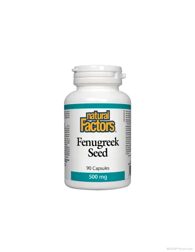 Сминдух 500мг х 90 капсули Natural Factors | Fenugreek Seed