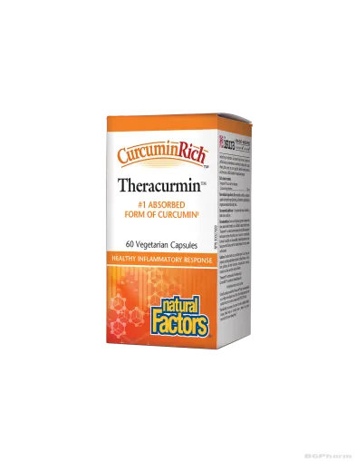 Теракурмин™ (Куркумин) 30мг х 60 капсули Natural Factors | CurcuminRich™