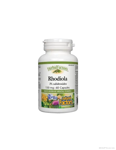  Златен корен (родиола) 150мг x 60 капсули Natural Factors | Rhodiola Extract